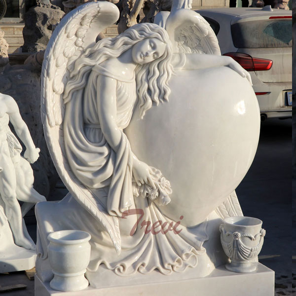  Angel of Flowers Granite Statue - Memorials.com