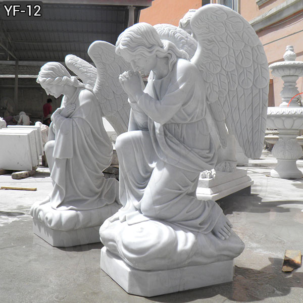  Angel OVER GRAVE STONE Figurine Statue | eBay