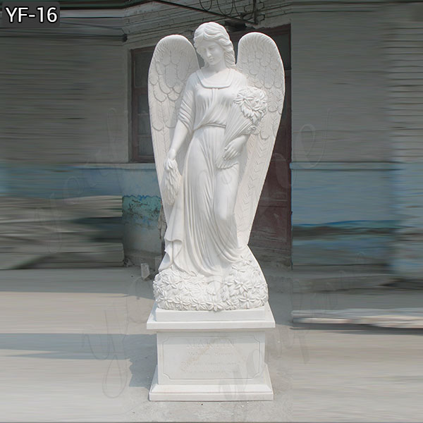  Weeping Angel Granite Statue Headstone | MonumentsInStone