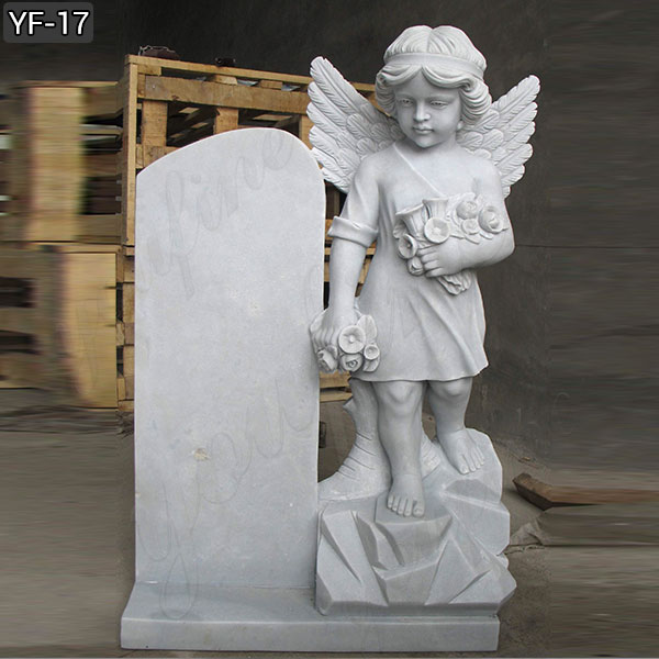  carved angel tombstone meaning - angel-statue.com