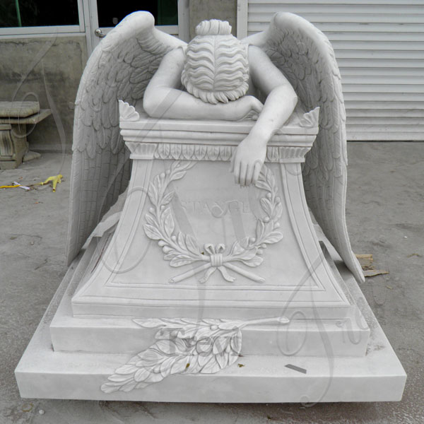 italian angel statues small grave markers