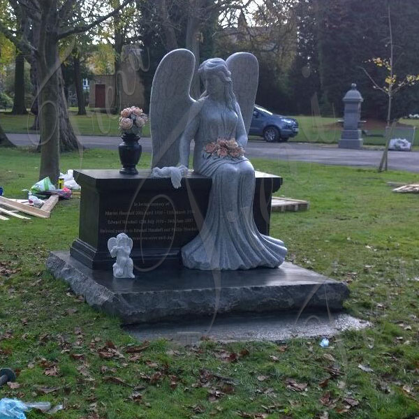 the angel at the grave funeral monuments