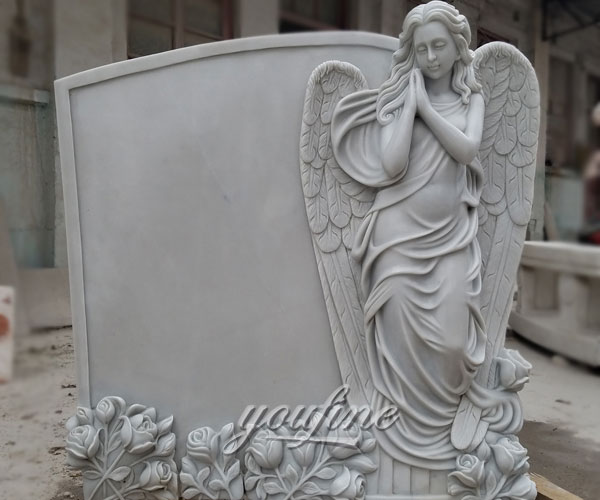 European Monument Hand Carved marble angel headstones price