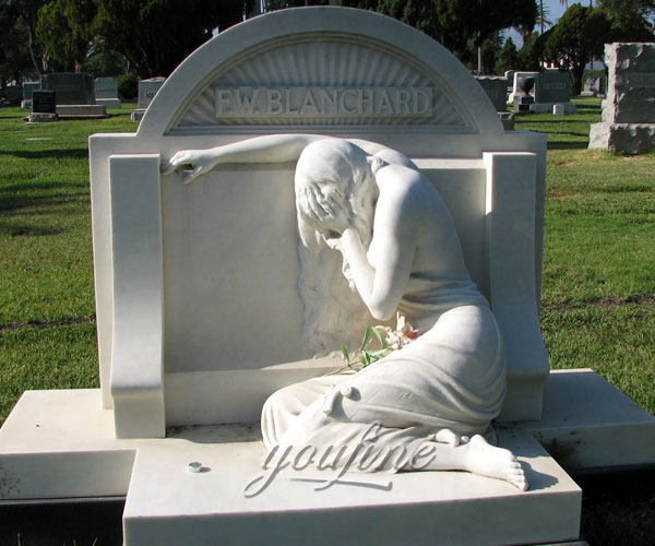 Factory fallen angel tombstone design for sale