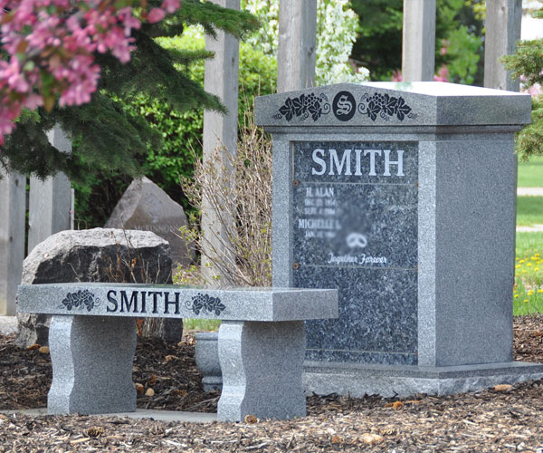 Granite memorial monuments and benches prices