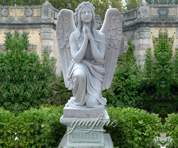 New Designs High Quality exquisite design kneeling angel monuments headstones quotes