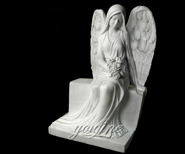 how much are sitting graving angel headstone design