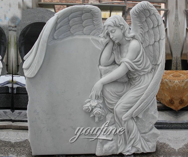 how to buy Hand Carved Angel marble stone cheap headstones