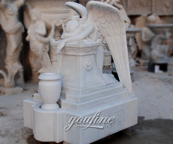 how to buy weeping angel affordable headstone with grave vase