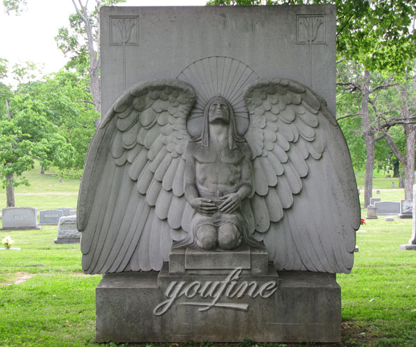 kneeling angel cemetery monuments for grave to buy
