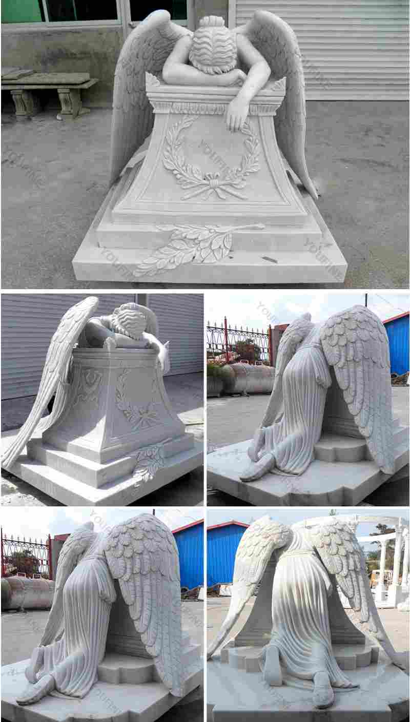 Marble Angel Tombstone