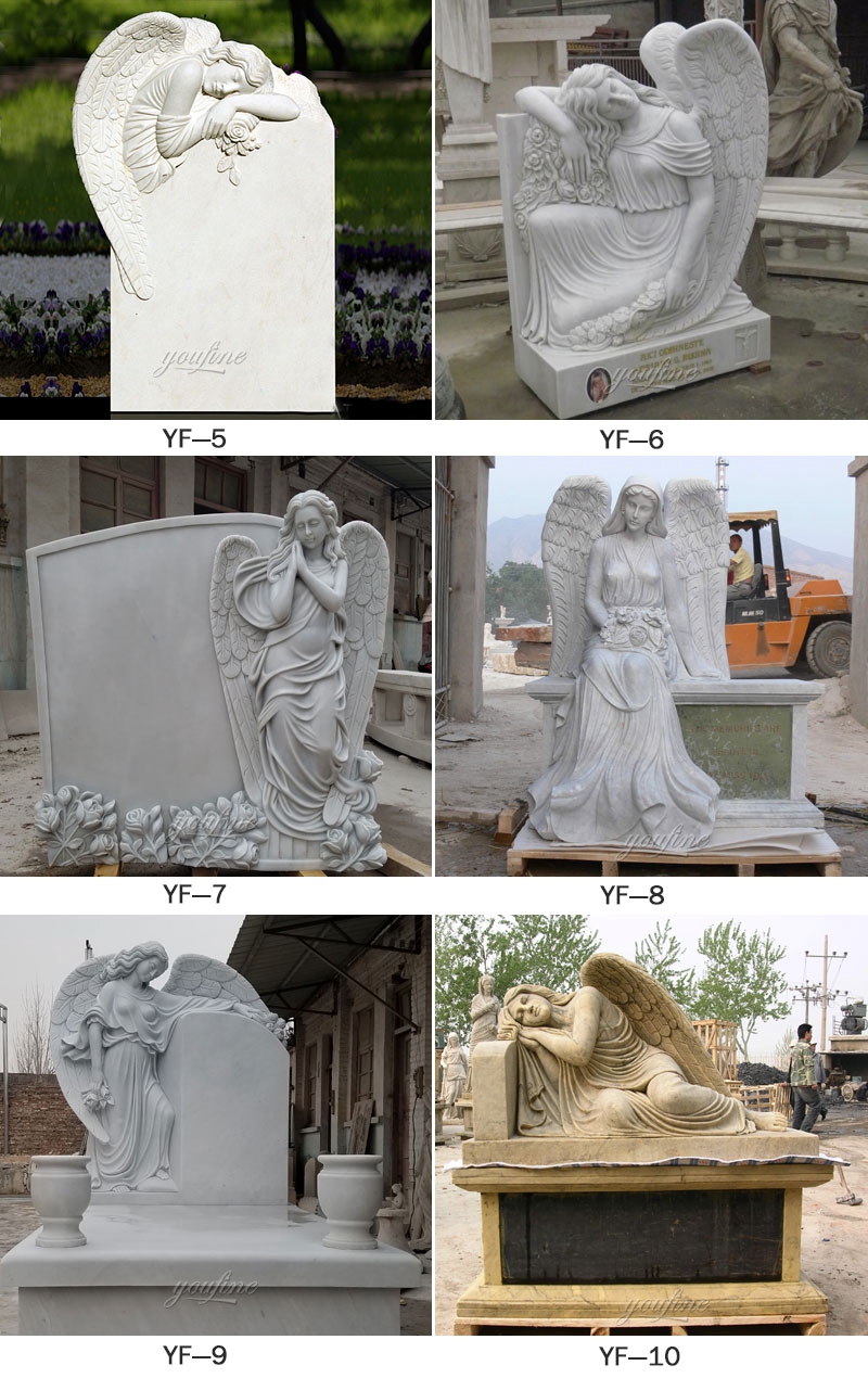 White Marble Gravestone