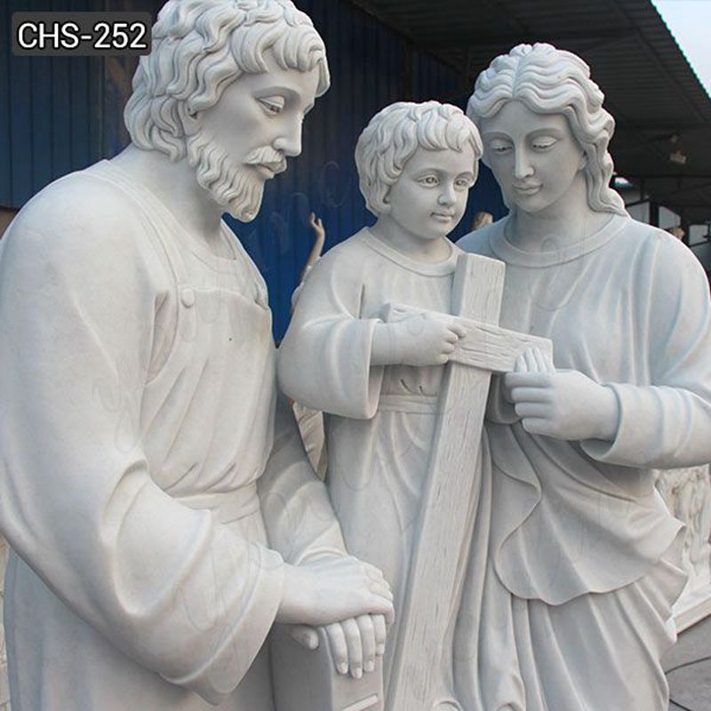 marble statue of holy family