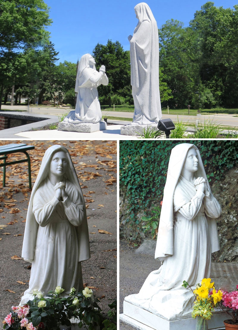 Garden Decoration Catholic Sculpture Saint Bernadette ...
