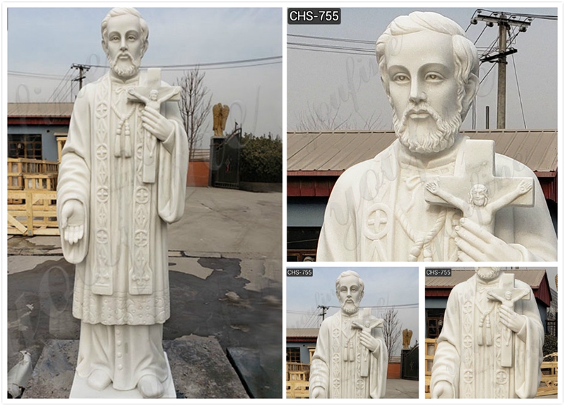 outdoor saint statues