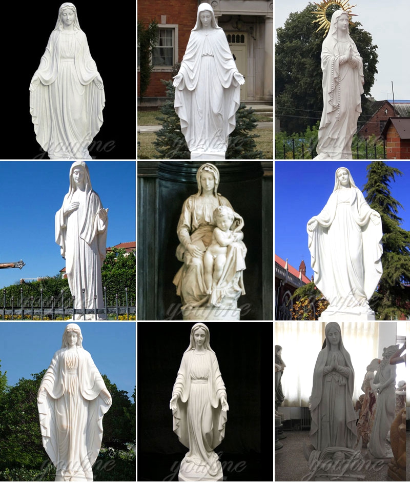 virgin mary statue for garden