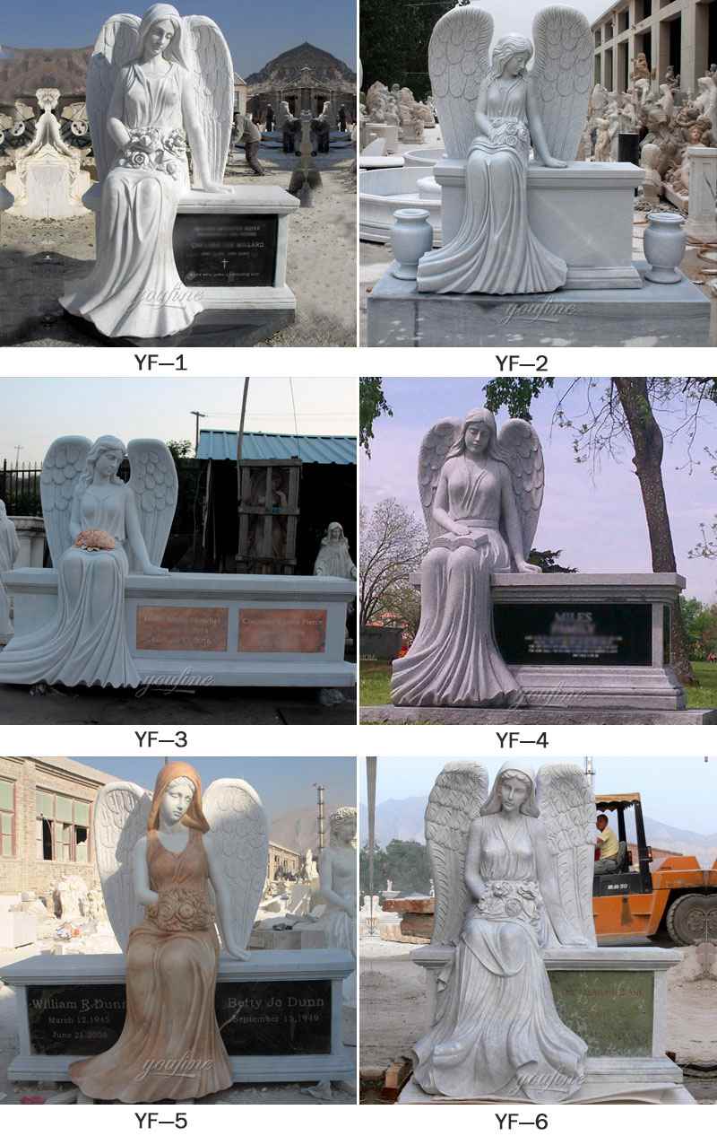 Angel Marble Headstone