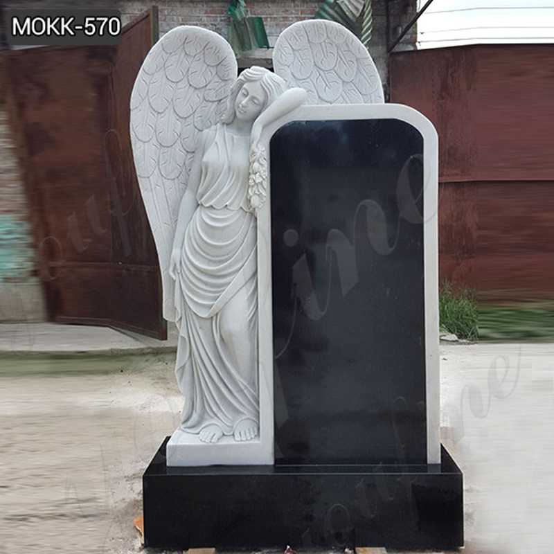 Black Marble Headstone