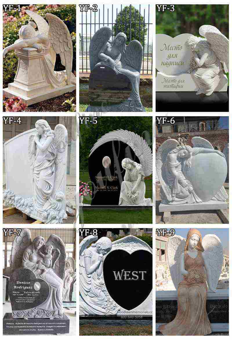 Granite Angel Headstone