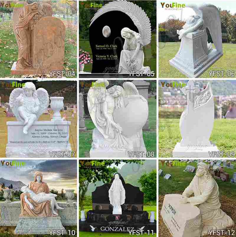 Hand Carved Granite Headstone