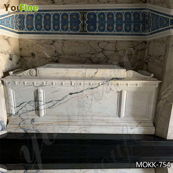 High-quality Marble Mausoleum Headstone Designs from Factory Supplier MOKK-754