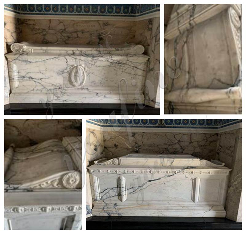 Marble Mausoleum Headstone