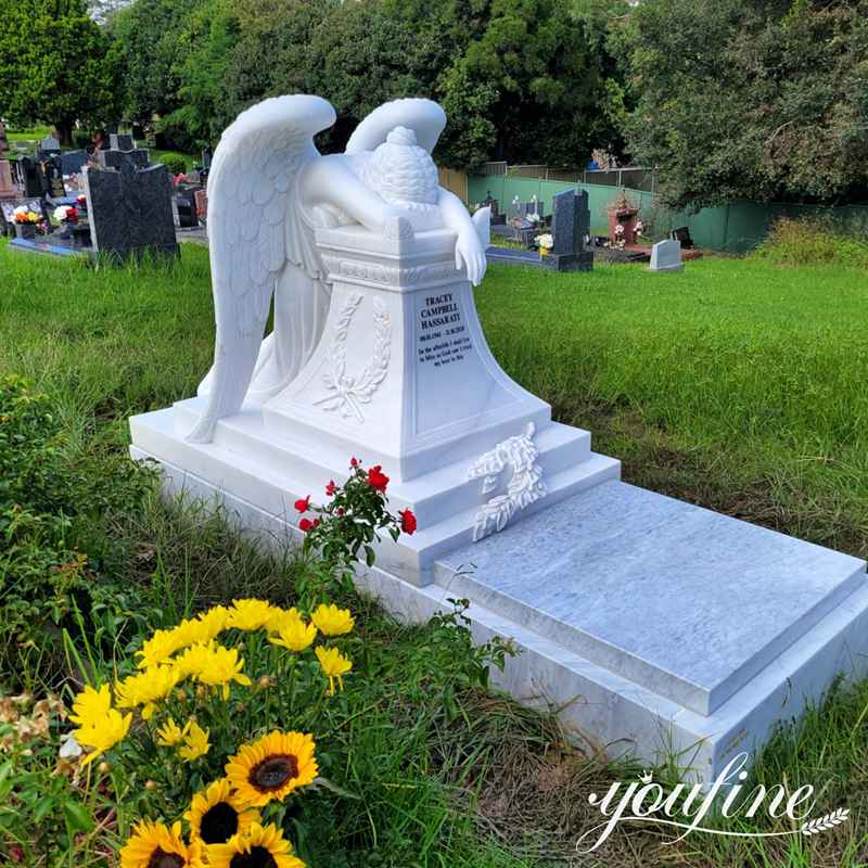 Weeping Angel Headstone Details: