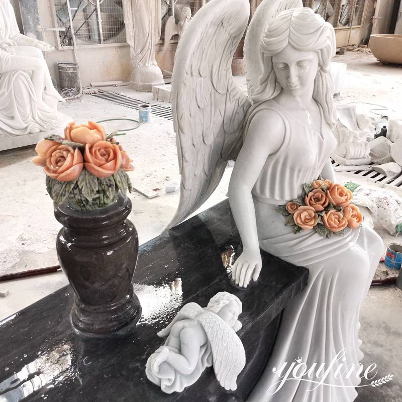 Angel Marble Tombstone Details: