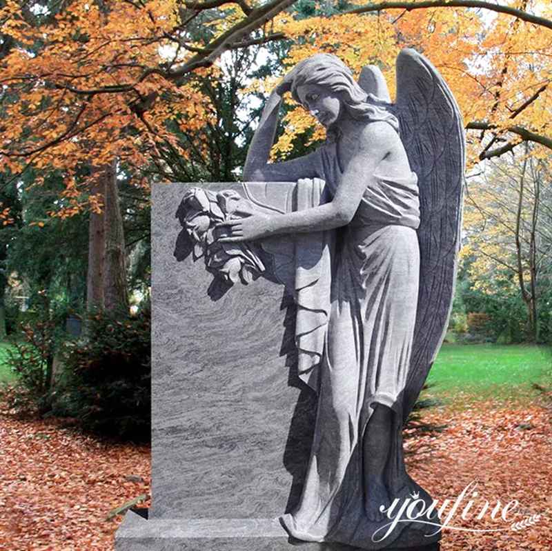 Angel Statues for Grave Details:
