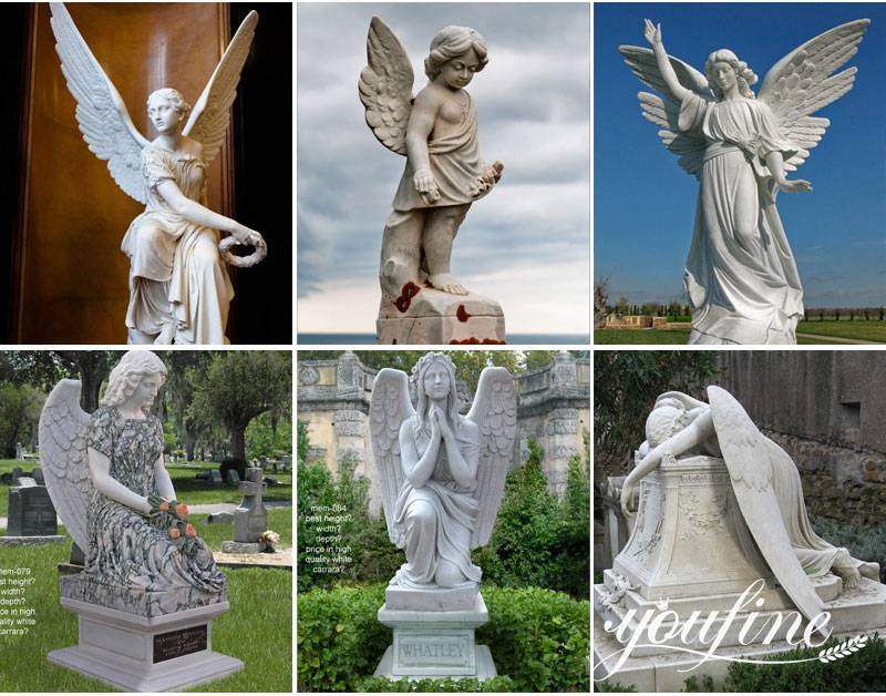 Angel Headstone Details: