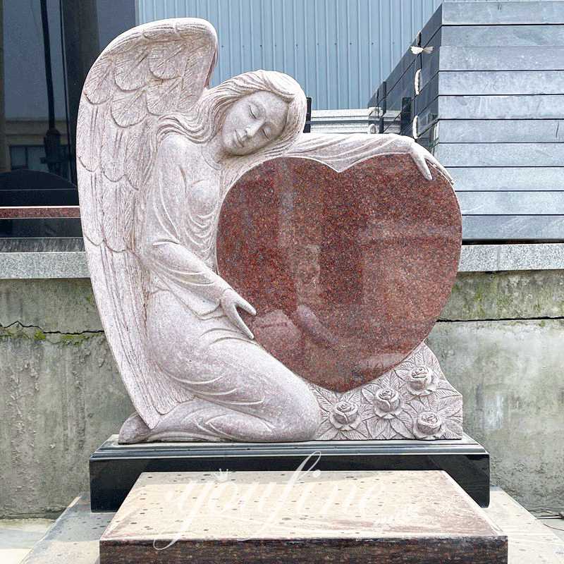 cemetery headstones with angels-YouFine Sculpture