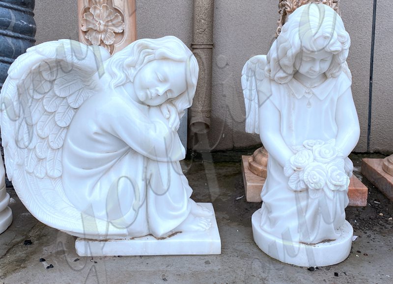 angel statue for grave-YouFine Sculpture