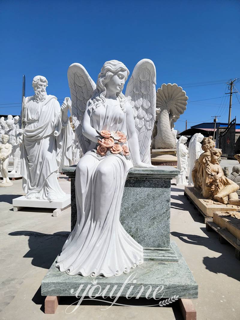 funeral angel statues-YouFine Sculpture