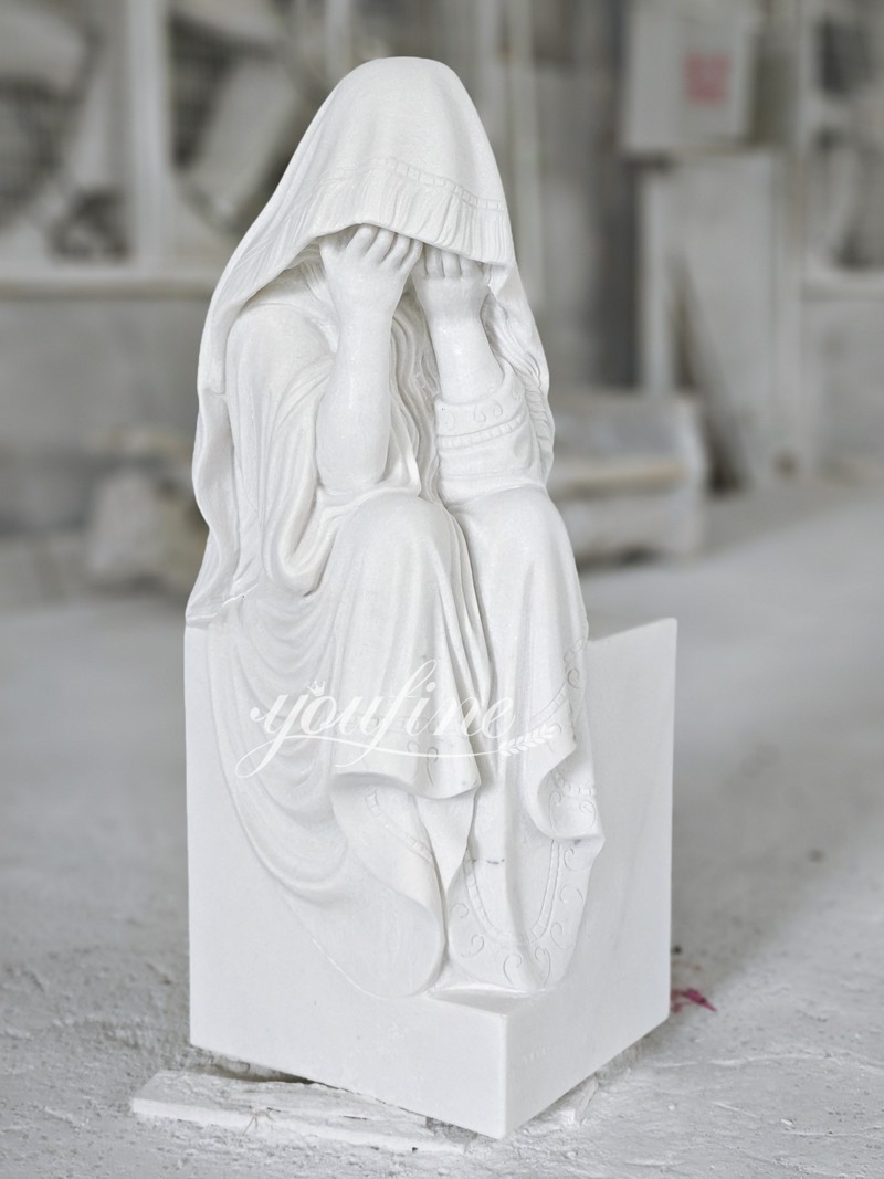 White Marble Tombstone