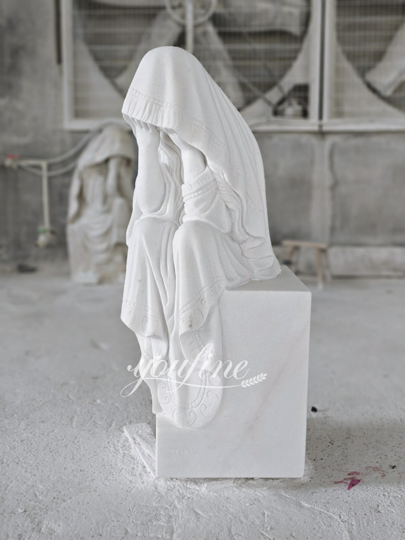 White Marble Tombstone