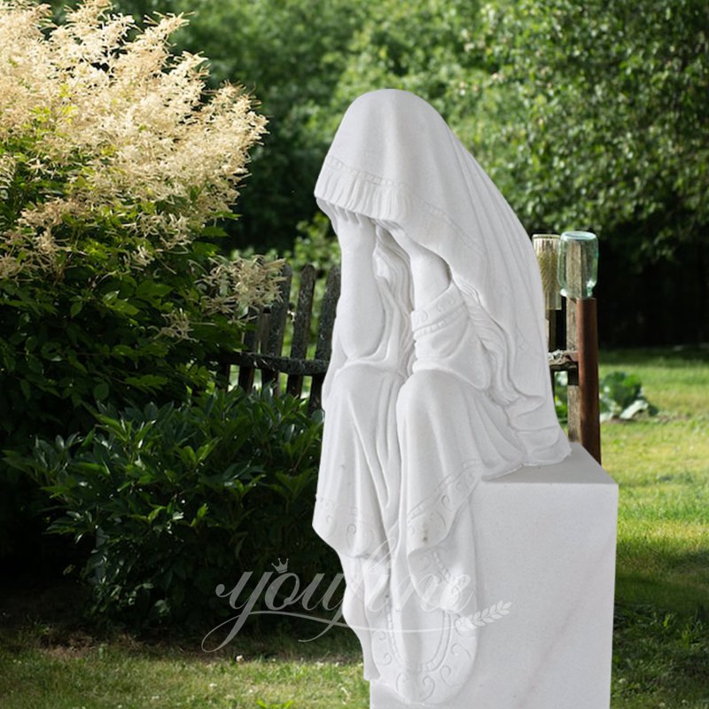 White Marble Tombstone