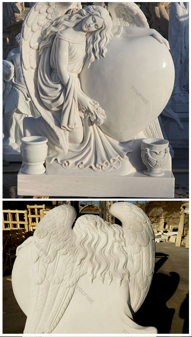 Marble Angel Headstone