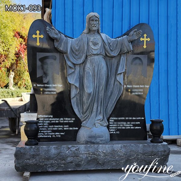 Marble Jesus Headstone