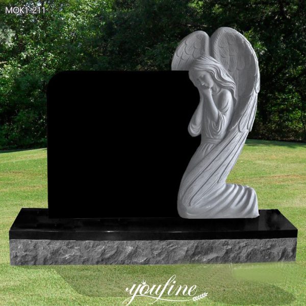 Marble Weeping Angel Headstone Grave Monument for Sale
