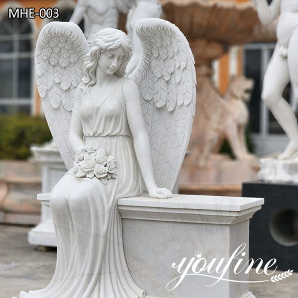 beautiful marble angel headstones